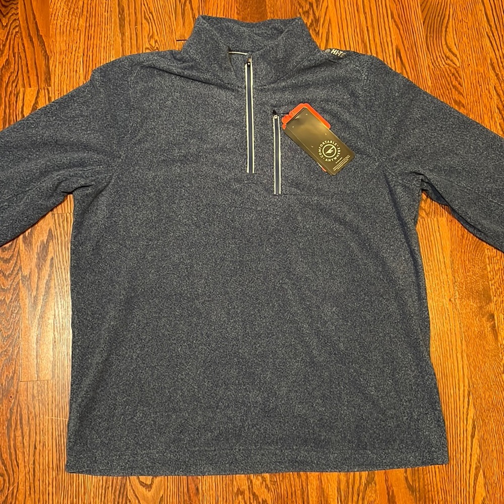 Blue Mens Fleece Hi-Tec Sweater